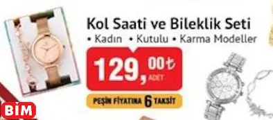 KOL SAATİ VE BİLEKLİK SETİ